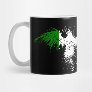 Irish phoenix painted Mug